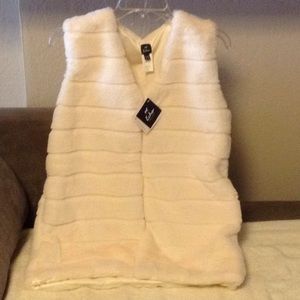 Faux fur vest